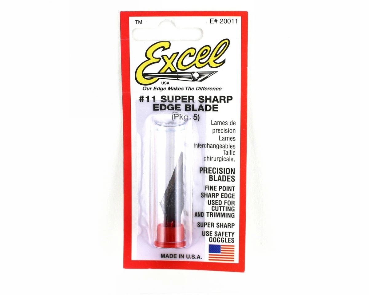 Precision Hobby Blades - 5 Pack: Sharpened to Perfection for Ultimate Control.